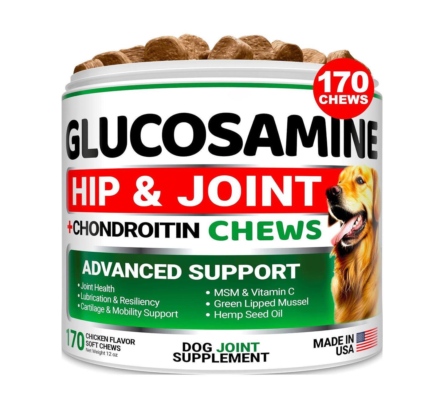 Pet Hip & Joint Supplement Chondroitin Soft Particles