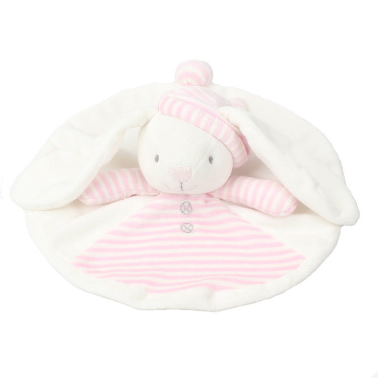 Round Short Plush Baby Comfort Towel Sleep Comfort Toy