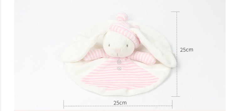 Round Short Plush Baby Comfort Towel Sleep Comfort Toy