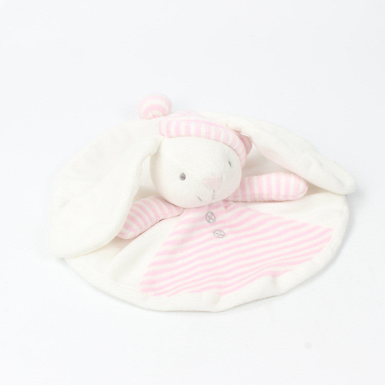Round Short Plush Baby Comfort Towel Sleep Comfort Toy