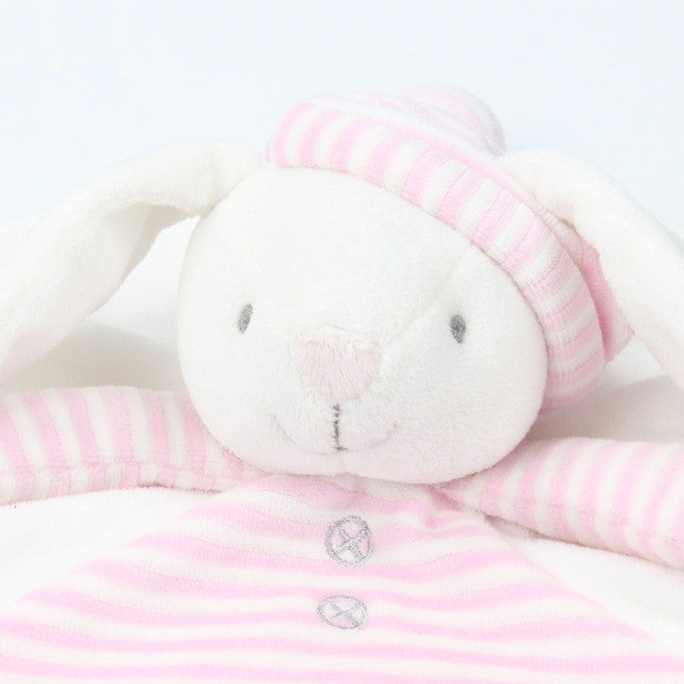 Round Short Plush Baby Comfort Towel Sleep Comfort Toy
