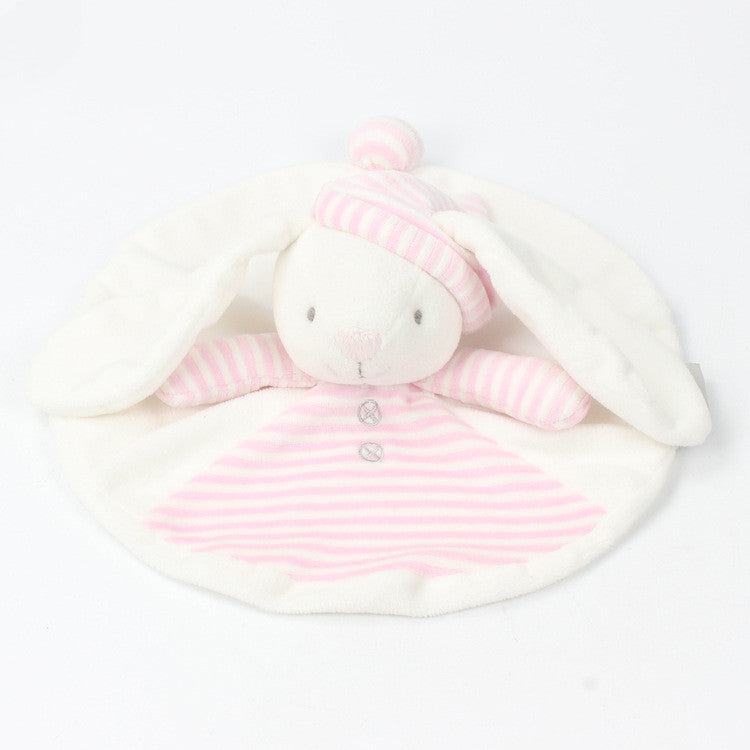 Round Short Plush Baby Comfort Towel Sleep Comfort Toy